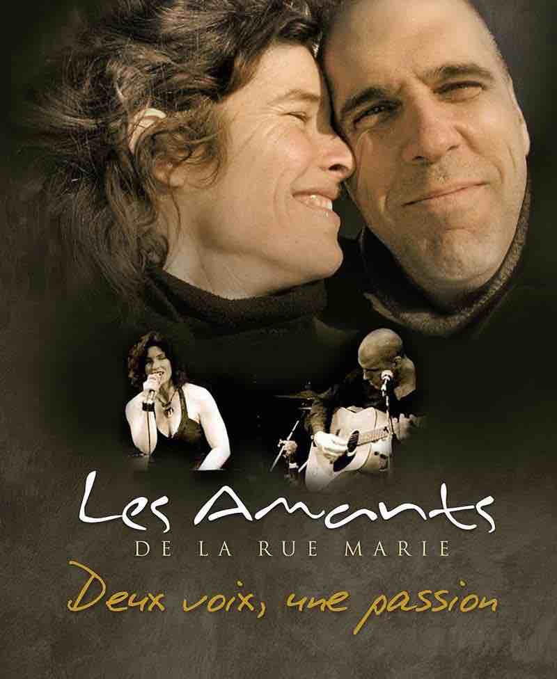 Nicole Groleau, voix ;François Marion, guitare; duo musical Les Amants de la rue Marie (graphisme: Benoît Marion)